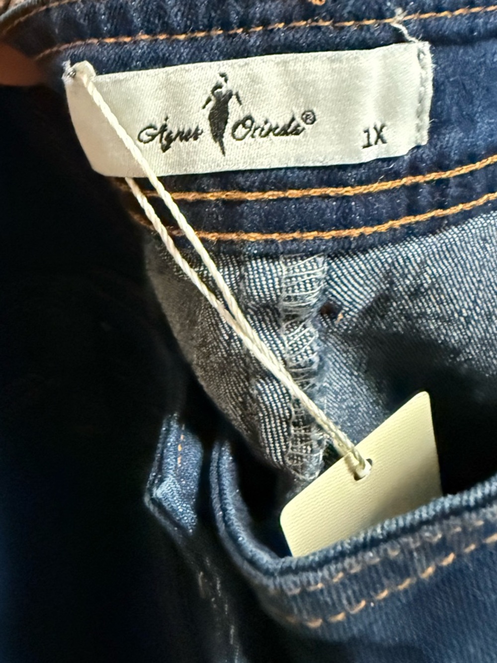 Agnes Orinda Dark Blue Denim Overall/Skirt - Picture 4 of 6